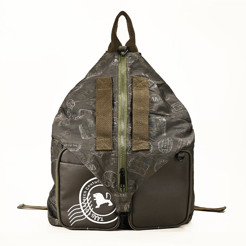 Unisex Convertible Foldable Backpack differant carry ways knapsack with Front Pouch, Lightweight Travel Daypack, Water-Resistant Nylon, Multi-Purpose for shopping,travel, Outdoor - Image 4