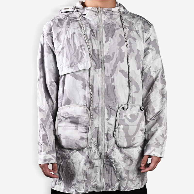 packable 2-in-1 trench coat Bag and Long Hooded Windbreaker Jacket Foldable Lightweight Travel Coat, Phone Pouch, Multi-Pocket Outerwear for Men or Women - Image 3