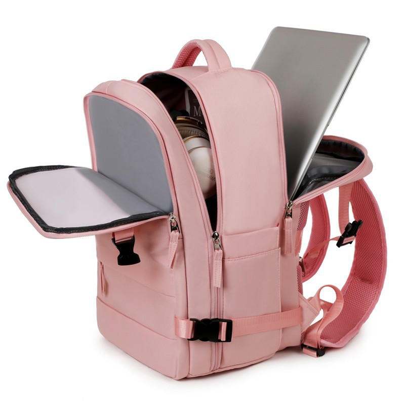 multifunctional backpack with dry and wet separation USB backpack with large capacity carry-on rucksack - Image 4