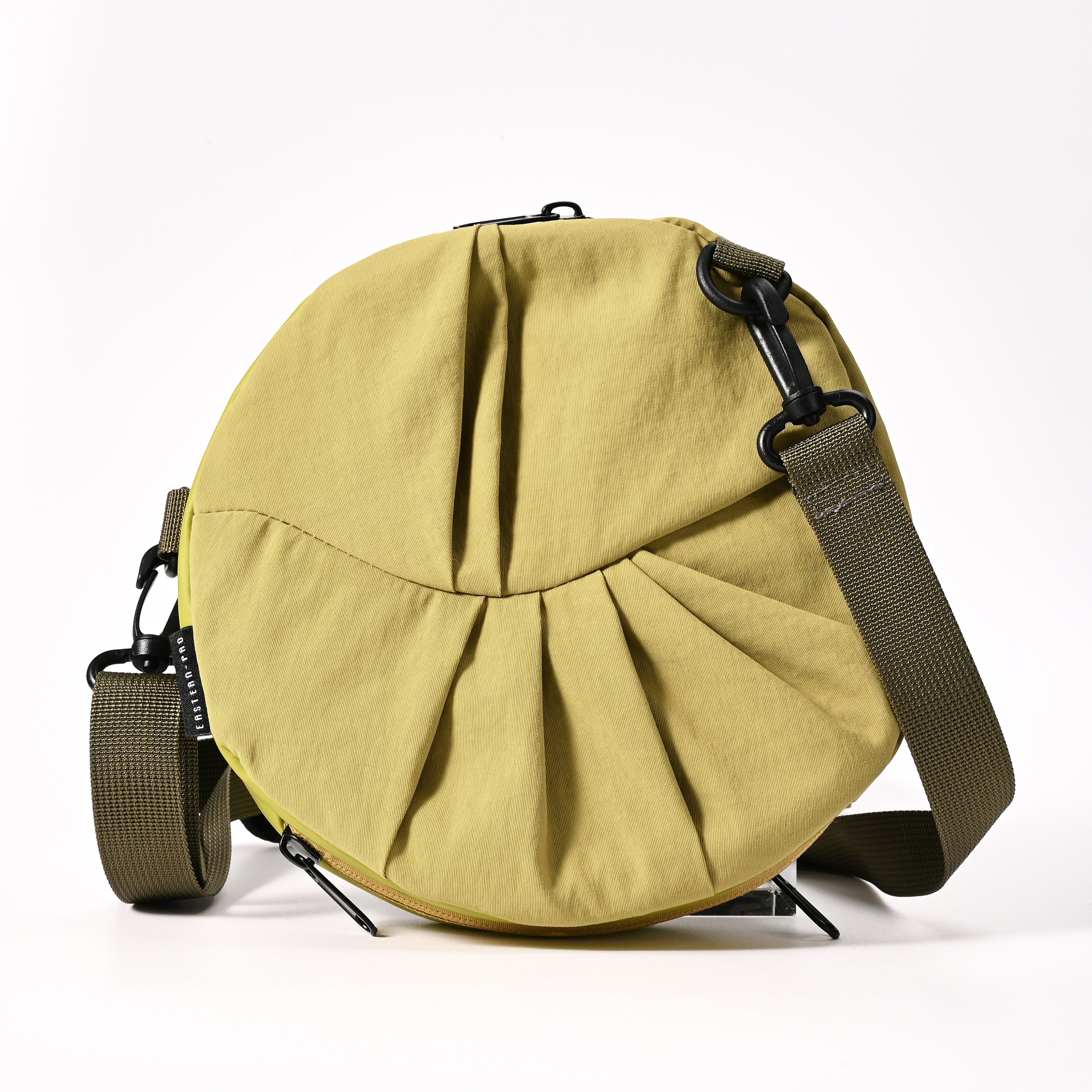 small round foldable nylon duffel gym bag packable Yoga travel bag - Image 19